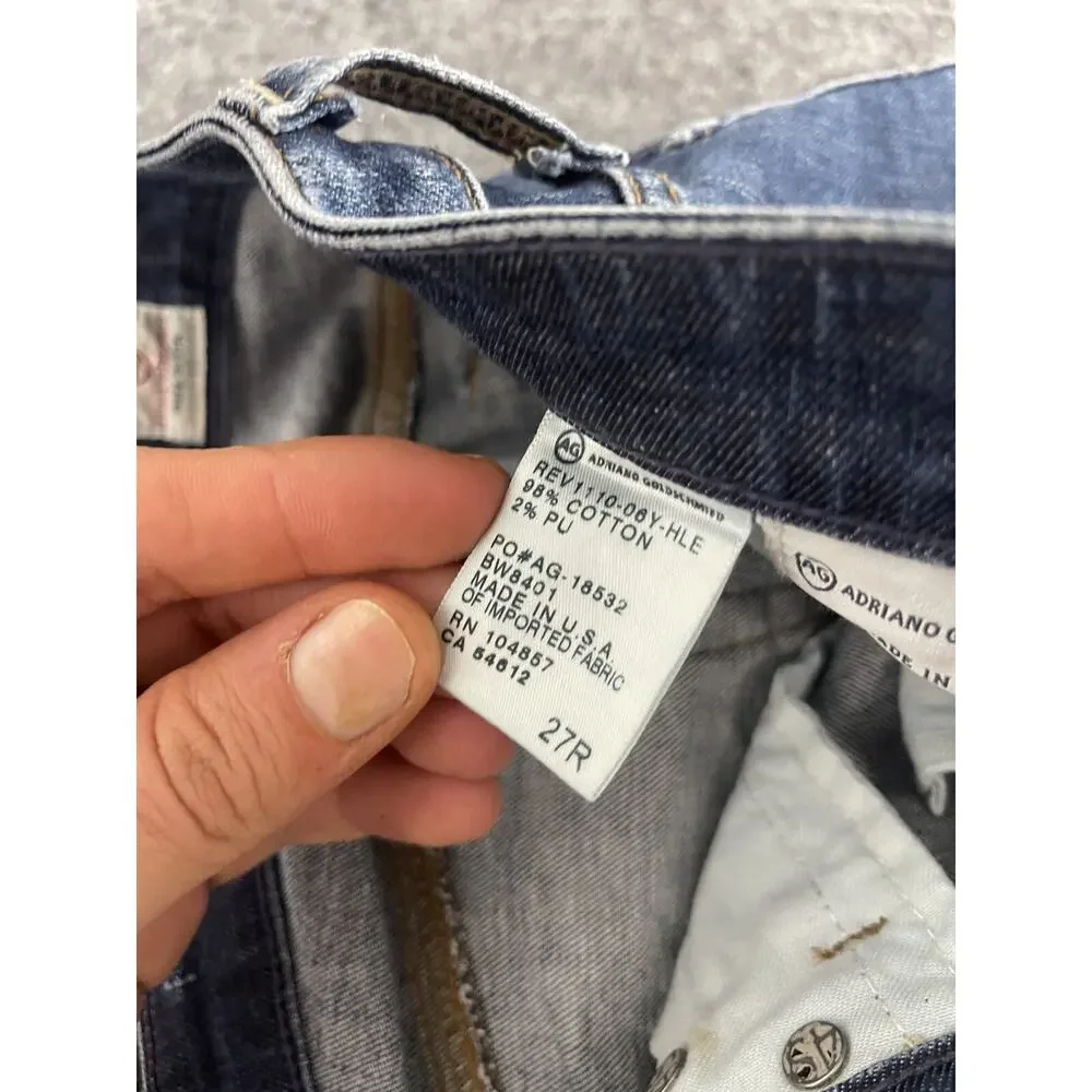 Adriano Goldschmied Jeans Womens 27 R Stilt Blue Cigarette Leg Denim Pants N117